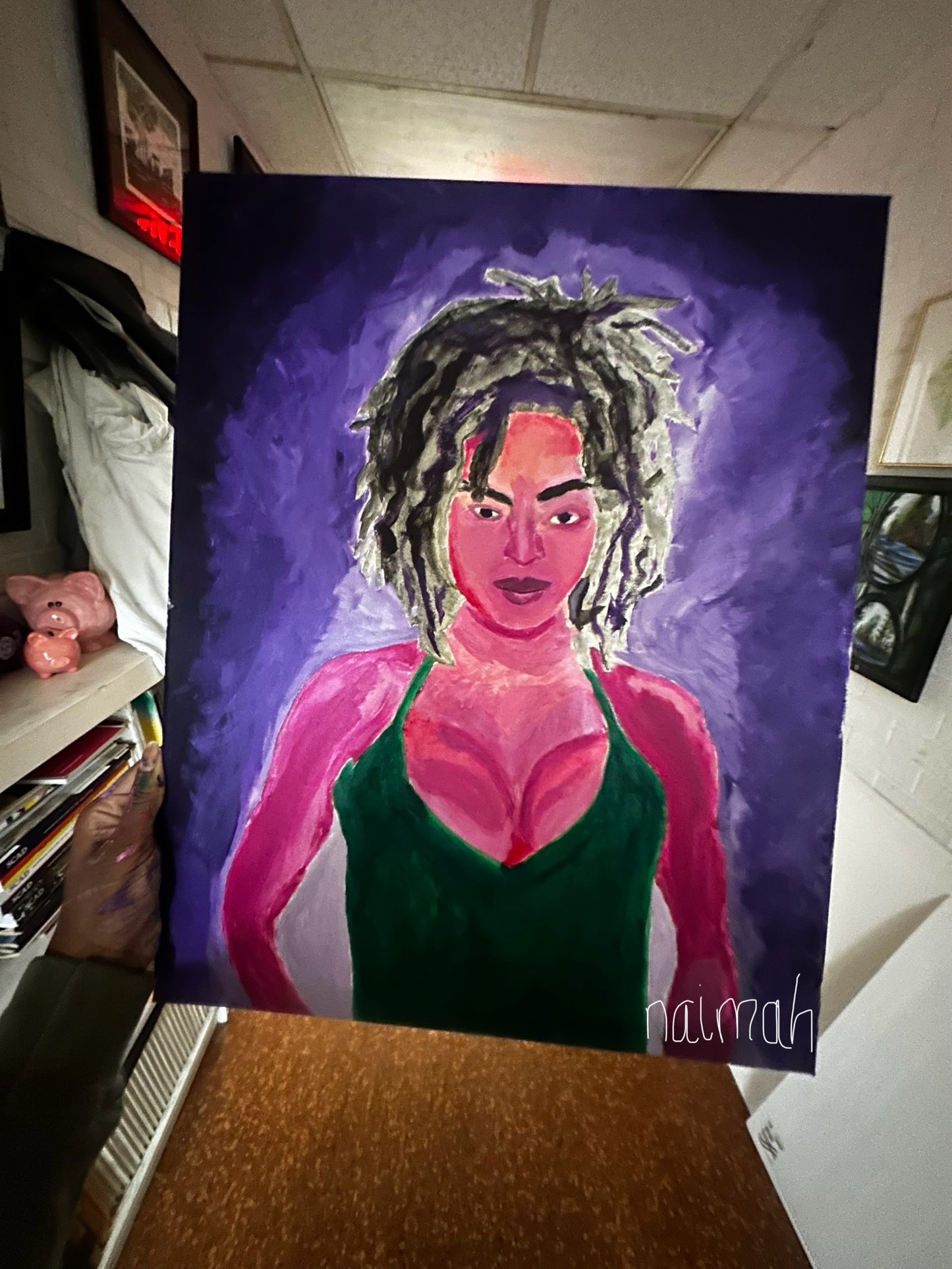 lauryn hill painting by naimi